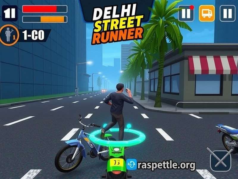 Delhi Street Runner Gameplay Screenshot
